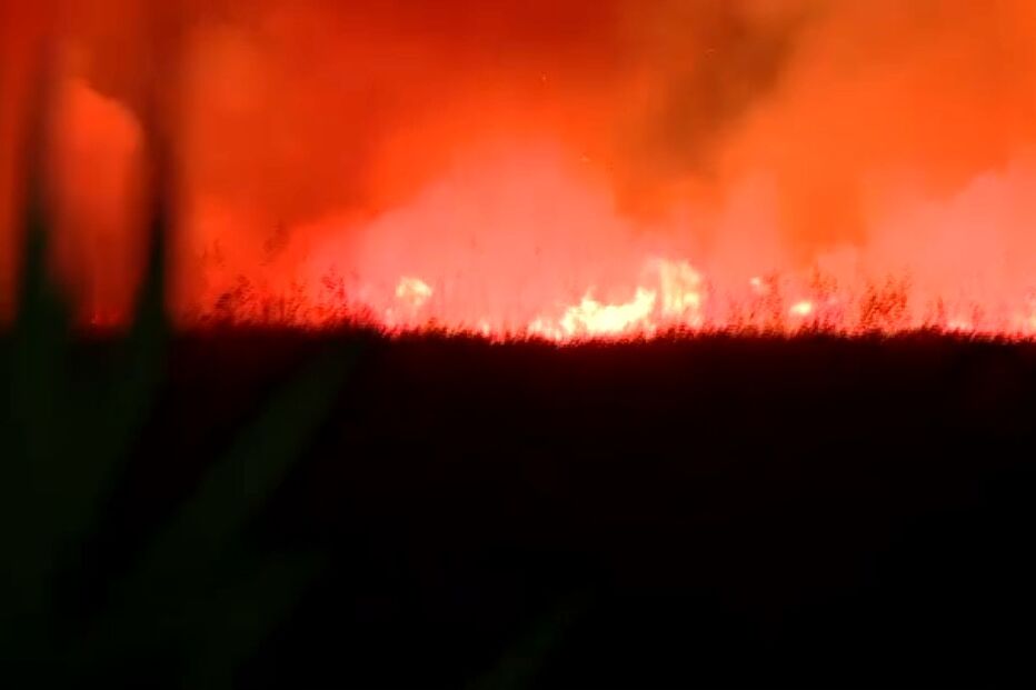 Grande incêndio em Setúbal