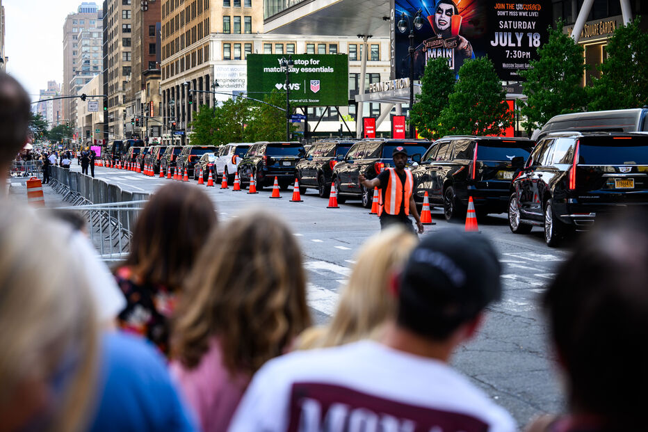 Madison Square Garden preparada para o casamento de Taylor Swift e Travis Kelce