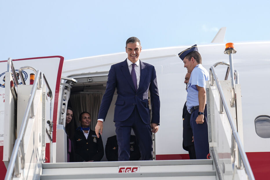 O primeiro-ministro espanhol, Pedro Sánchez, chega à cimeira da NATO em Ancara, na Turquia, na terça-feira, 7 de julho de 2026
