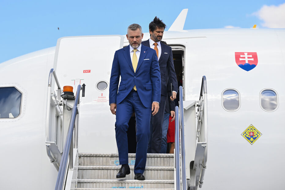 O presidente da Eslováquia, Peter Pellegrini, chega à cimeira da NATO em Ancara, na Turquia, na terça-feira, 7 de julho de 2026