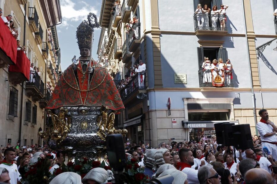 Procissão das festas de San Fermín, Espanha