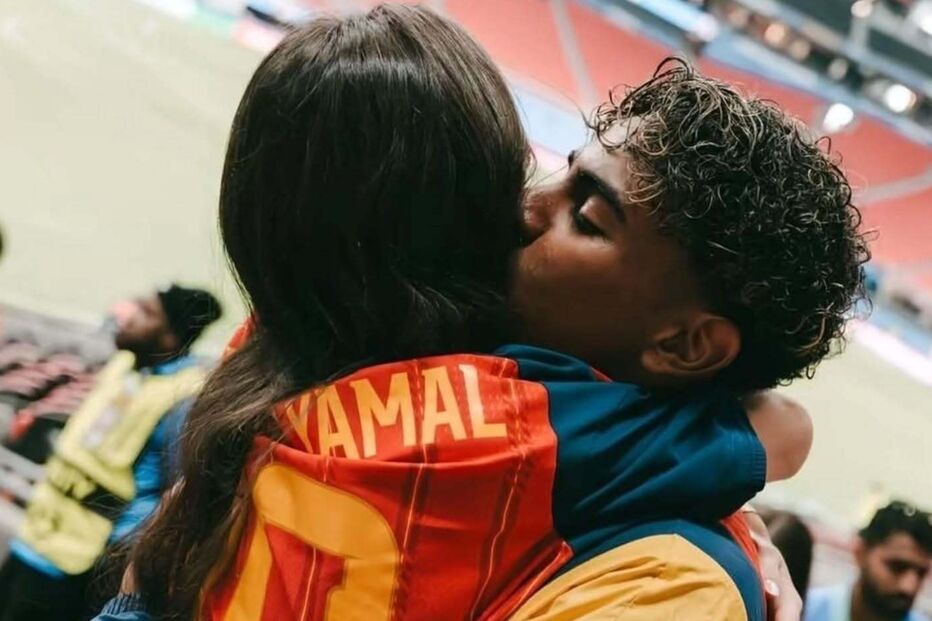  Inés García e Lamine Yamal