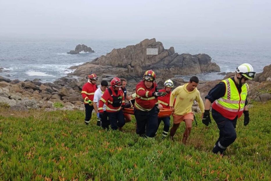 Resgatado pescador em zona rochosa em Leça da Palmeira