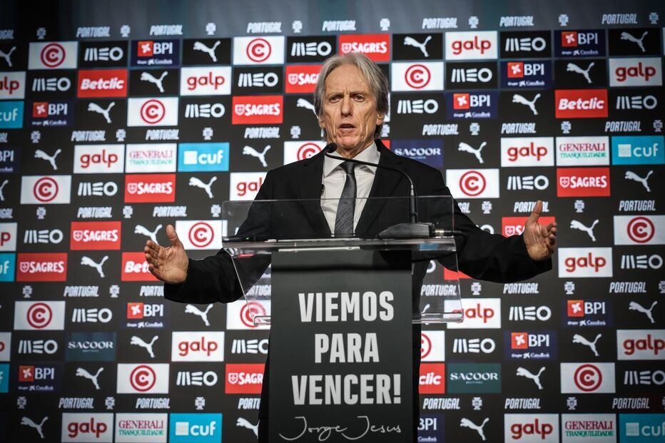Jorge Jesus replicou uma frase já antes usada no início de um novo projeto