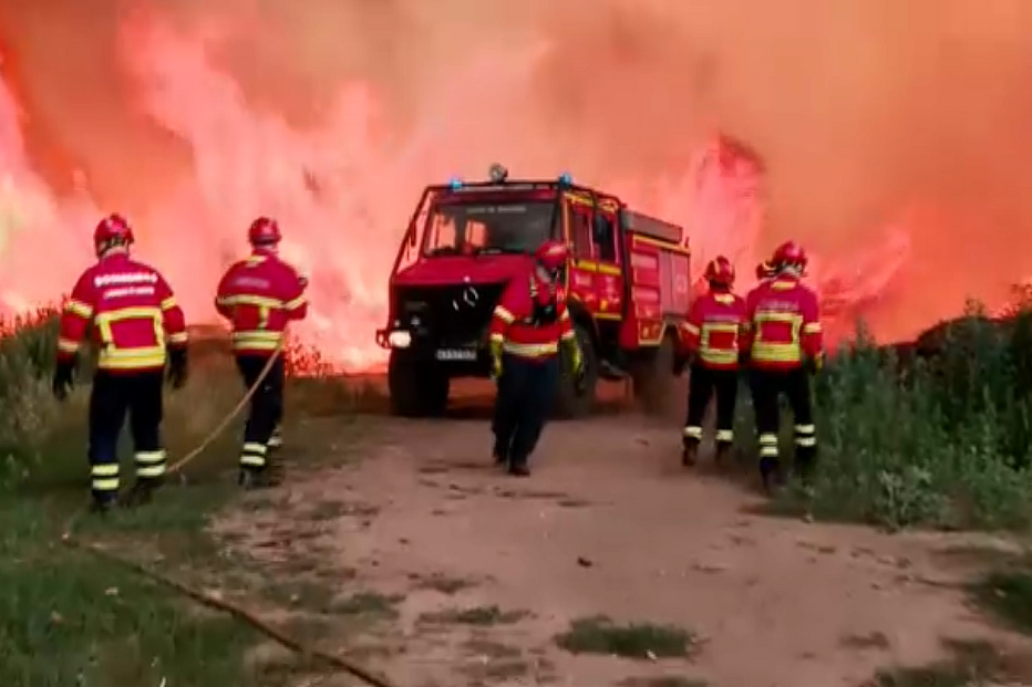 Incêndio que deflagrou em Vouzela