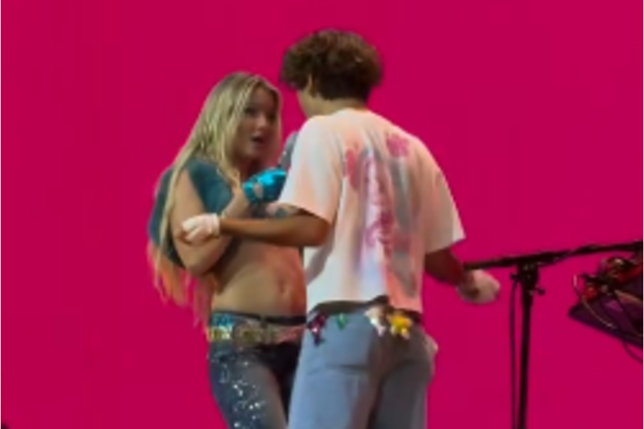 Afonso Barreto com Zara Larsson no NOS Alive