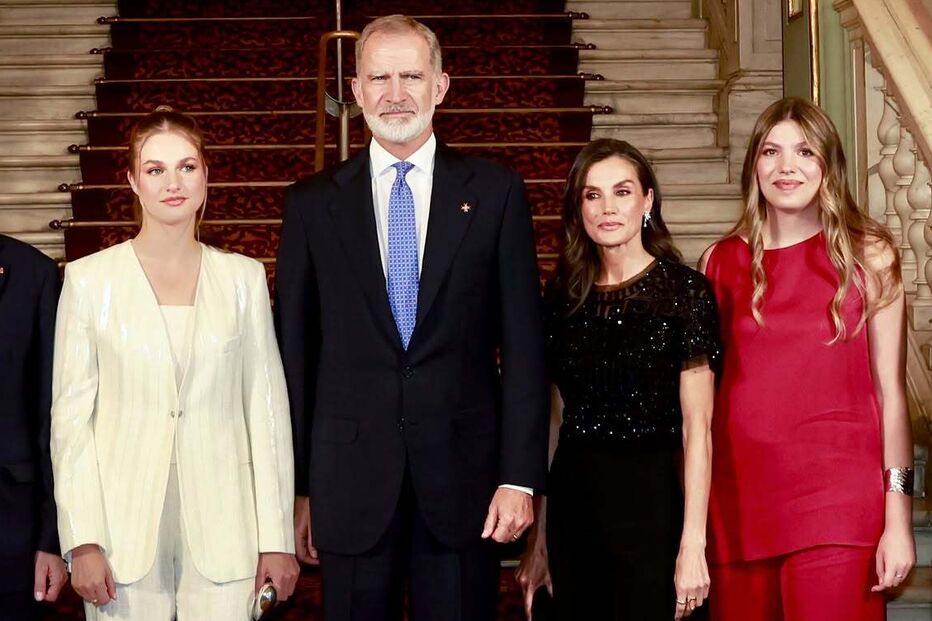 Felipe VI, Letizia, Leonor e Sofia