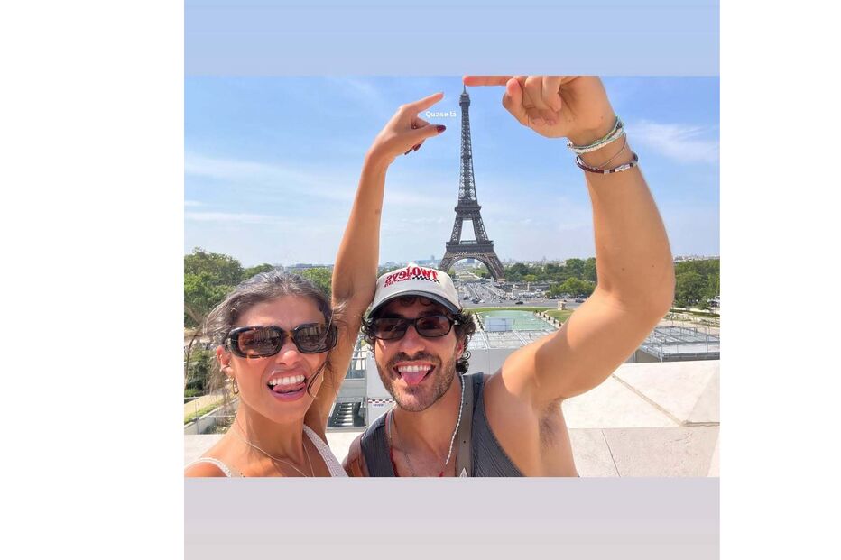 José Condessa e Luisinha Oliveira fazem escapadinha até à cidade do amor
