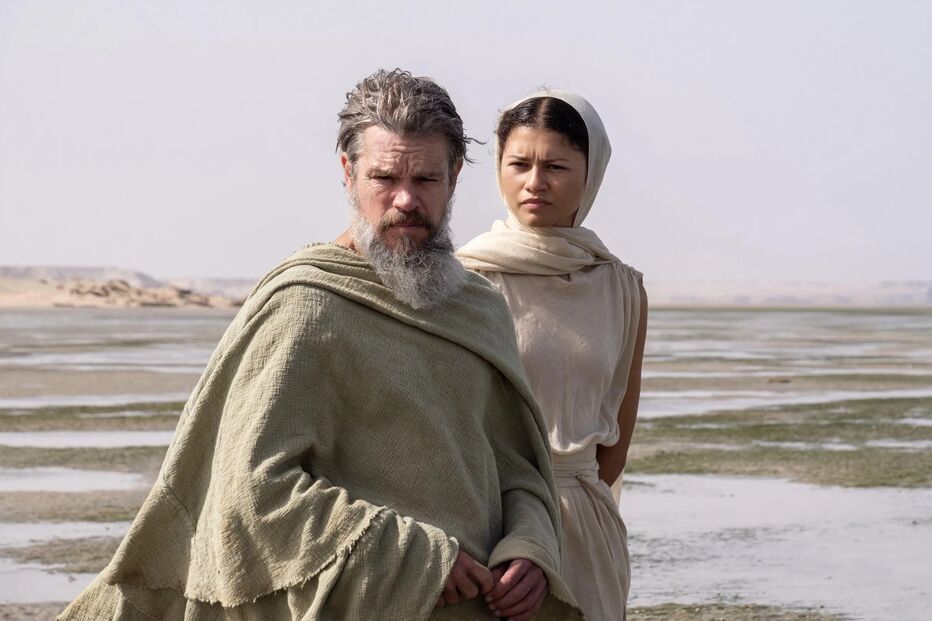 Timothée Chalamet e Zendaya em cena do filme Duna