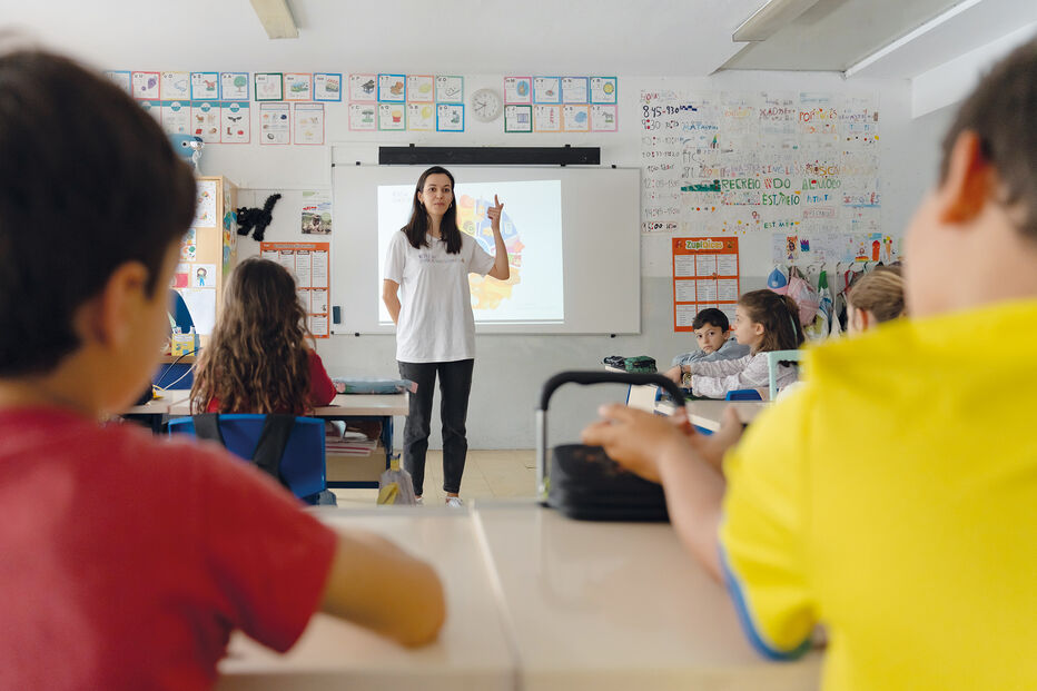 No 1.º Ciclo da Associação Escola 31 de Janeiro, em Cascais, seguem-se as orientações do programa Nestlé Por Crianças Mais Saudáveis