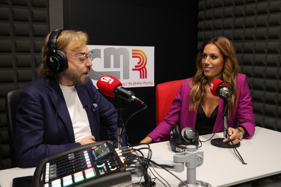 Janete Frazão com Duarte Siopa na Correio da Manhã Rádio