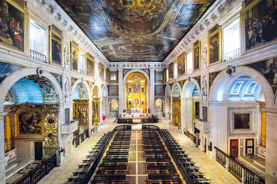 A Igreja de São Roque foi construída na segunda metade do século XVI pela Companhia de Jesus
