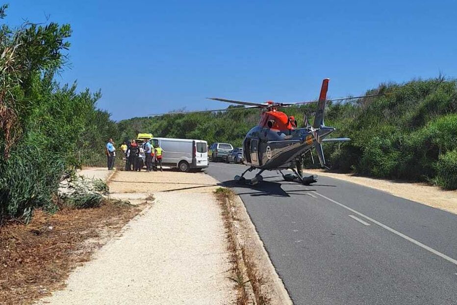 Resgate ocorreu, na manhã deste domingo, na zona de praias da Zambujeira do Mar