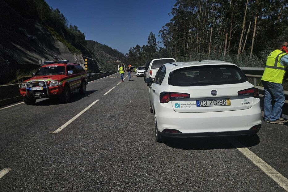 Resina obriga a remoção de piso no IP3 em Penacova
