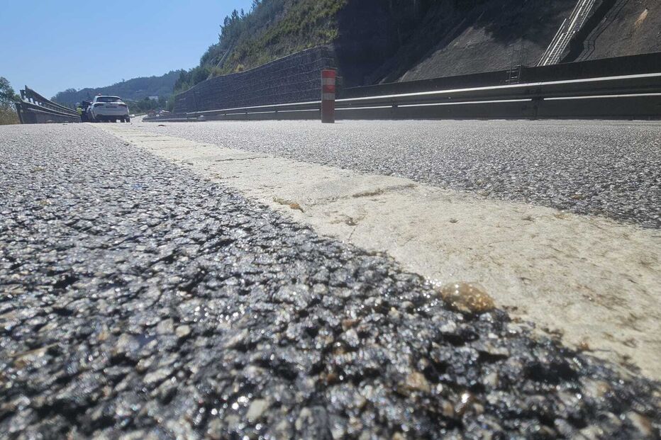 Resina obriga a remoção de piso no IP3 em Penacova
