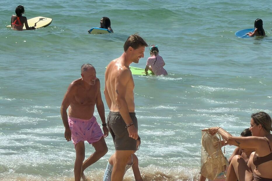 Adrien Silva de férias em família na Comporta