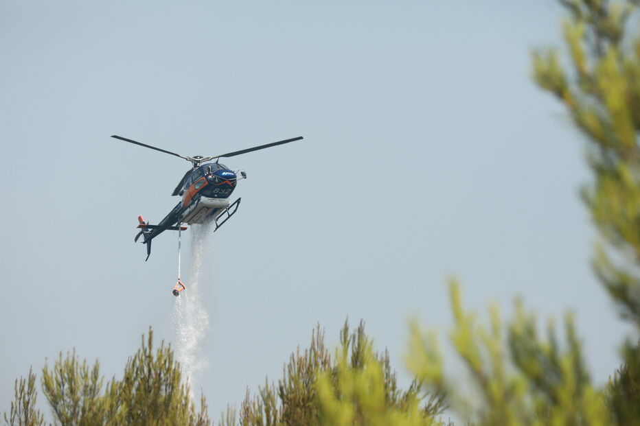 Incêndio no sul de França