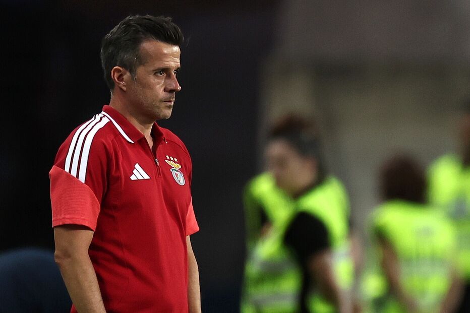 Marco Silva no jogo contra o Villarreal