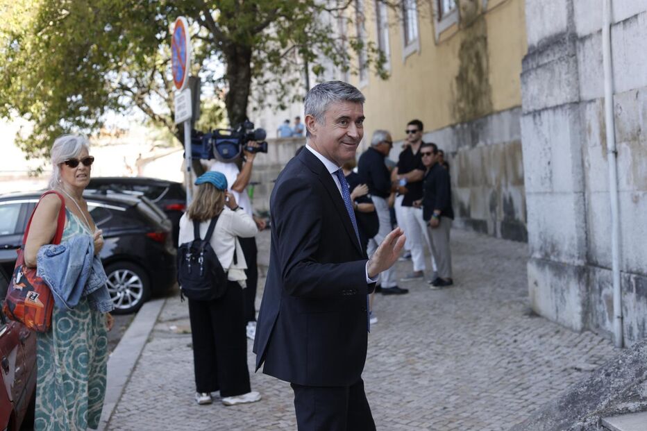 Velório de Luís Represas na Basílica da Estrela em Lisboa