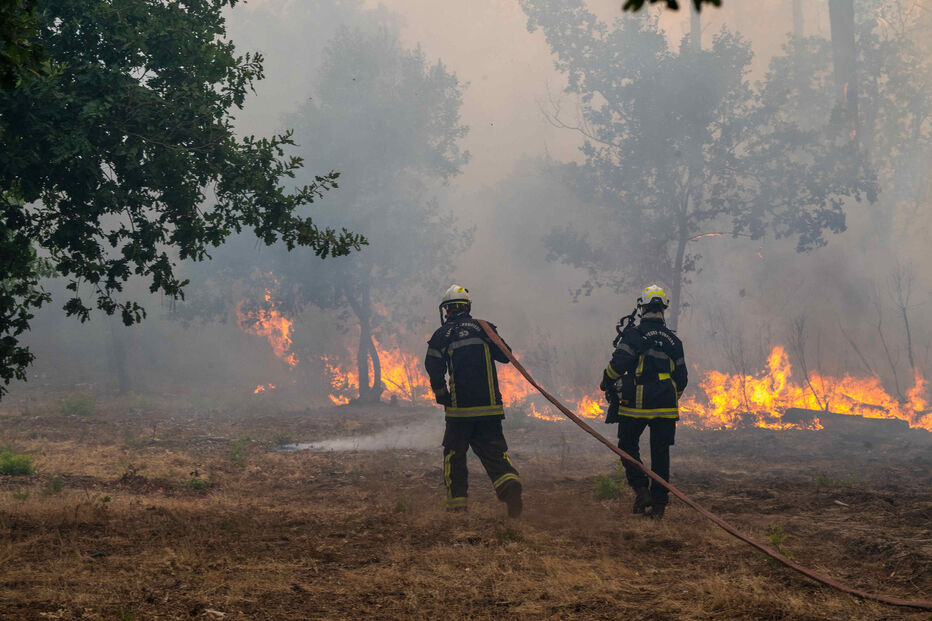 Incêndios florestais na região de Lège-Cap-Ferretde, França