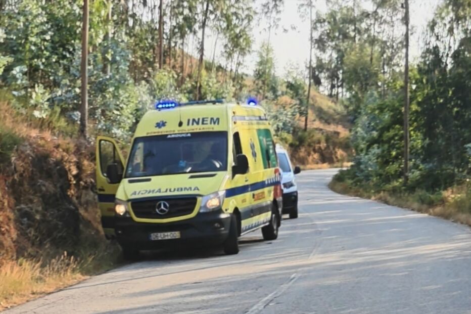 Despiste em Arouca fere dois motociclistas 