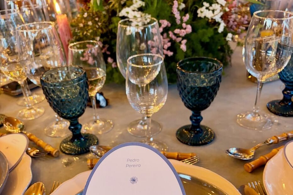 Ementa para o casamento de Margarida e Gonçalo com filé mignon e trufas