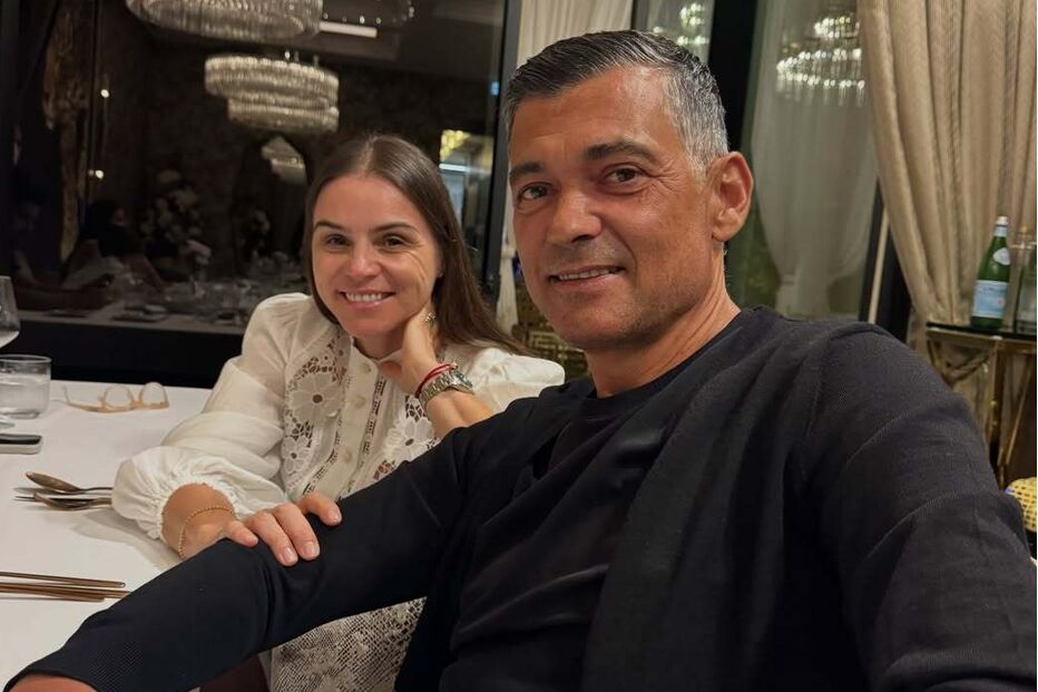 Sérgio Conceição de férias com a família no Algarve