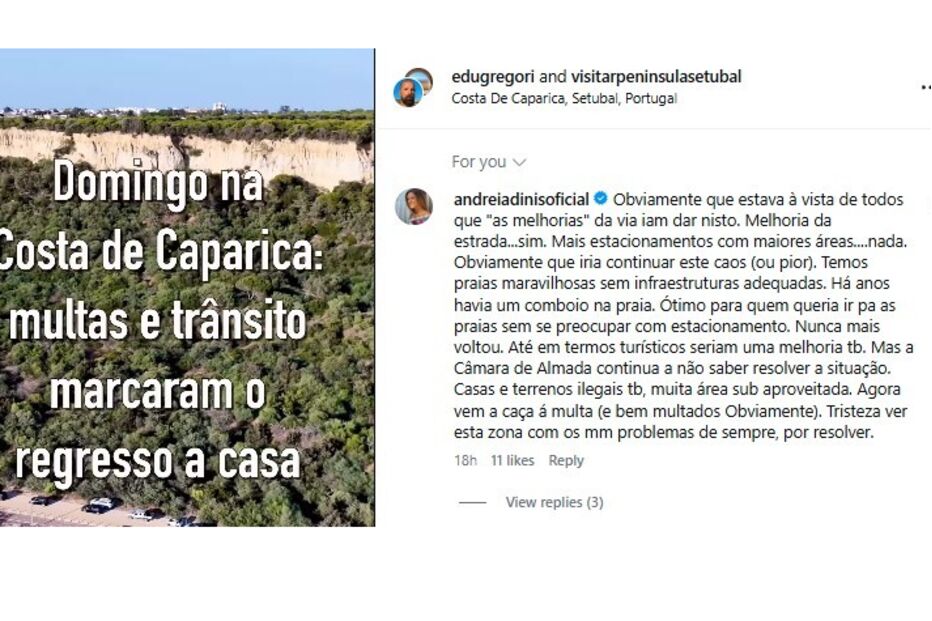 Andreia Dinis critica Câmara de Almada