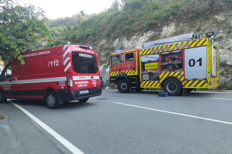Idoso ferido em despiste em Arouca 