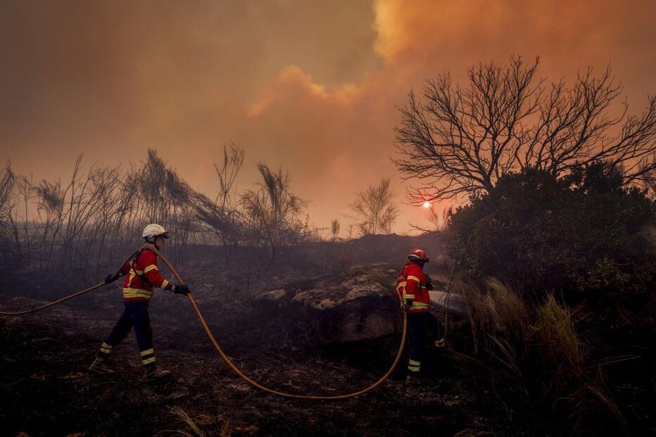 Bombeiros combatem incêndio em Valpaços 