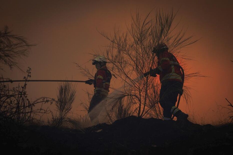 Bombeiros combatem incêndio em Valpaços 