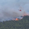 <![CDATA[ Bombeiros combatem incêndio florestal na Grécia ]]>