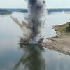 Romania Uses Explosives to Redirect Danube Water