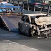 Condutor de carro que incendiou durante fuga à PSP fez teste de álcool e drogas