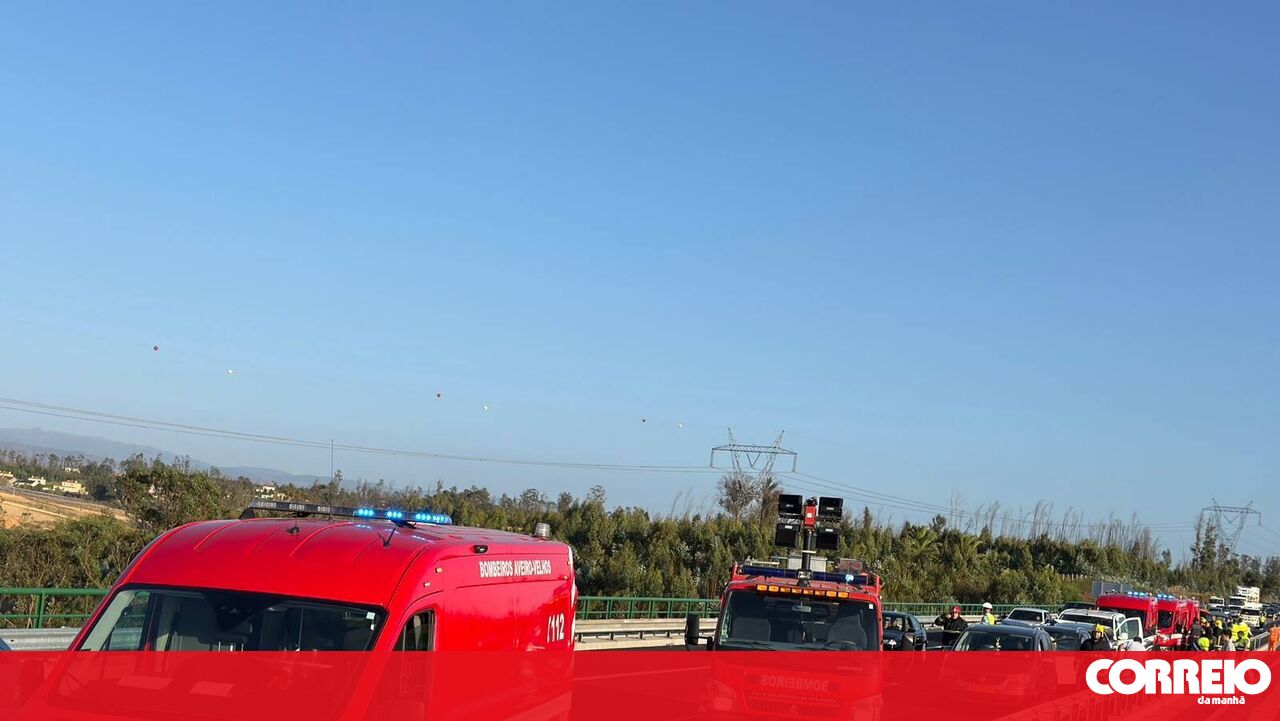 Quatro feridos em colisão entre seis carros em Albergaria-a-Velha