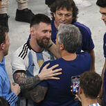Messi com o pai