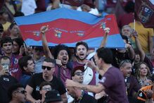 Adeptos do Torreense no jogo da Supertaça