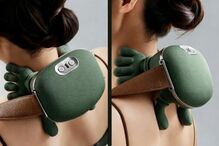 Massageador biomimético alivia ombros e pescoço