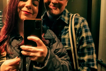 Rui Malheiro e a mulher Débora