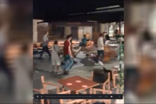 Cadeiras lançadas pelo ar durante rixa na zona da Movida, sexta-feira à noite