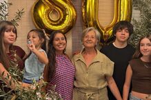Maria Marcelina celebra o 80.º aniversário com filhos e netos
