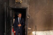 André Ventura visitou sede do Chega em Évora que ardeu
