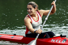 Sara Sotero tornou-se campeã este sábado, juntamente com Bernardo Pereira, campeão da Europa SS2 de canoagem de mar