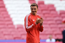 João Palhinha antes do Benfica-Estoril