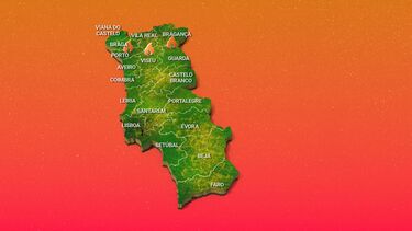 Este é o ponto de situação dos incêndios em Portugal. Veja o mapa