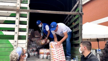 Ajuda alimentar chega às vítimas do sismo na Colômbia