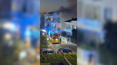 Incêndio destrói apartamento em Almancil 