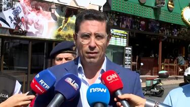 "Há um forte dispositivo de segurança": presidente da câmara de Albufeira sobre rua onde condutor atropelou 12 pessoas