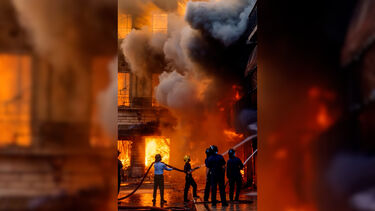 Câmara de Lisboa reconstitui incêndio do Chiado com Inteligência Artificial