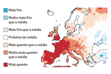 Calor extremo assola Europa